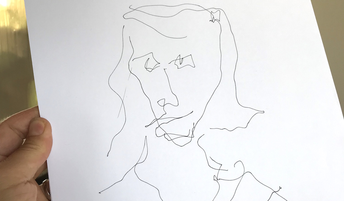 Blindzeichnen Ramona Weyde