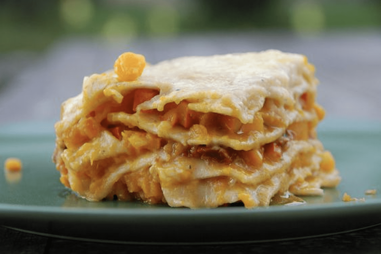 Rezept | Kürbislasagne - Ramona Weyde